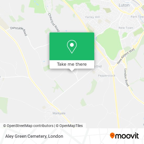 Aley Green Cemetery map