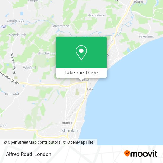 Alfred Road map