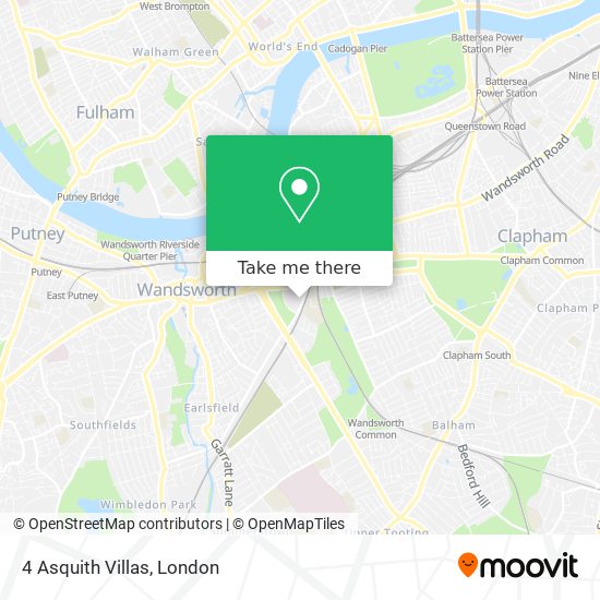 4 Asquith Villas map