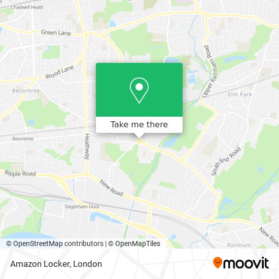Amazon Locker map