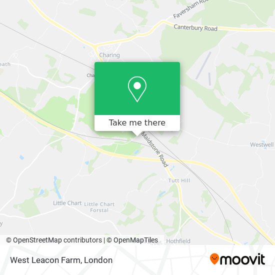West Leacon Farm map