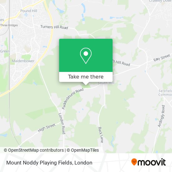 Mount Noddy Playing Fields map