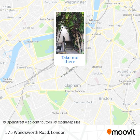575 Wandsworth Road map