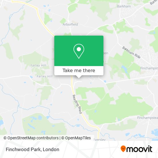 Finchwood Park map