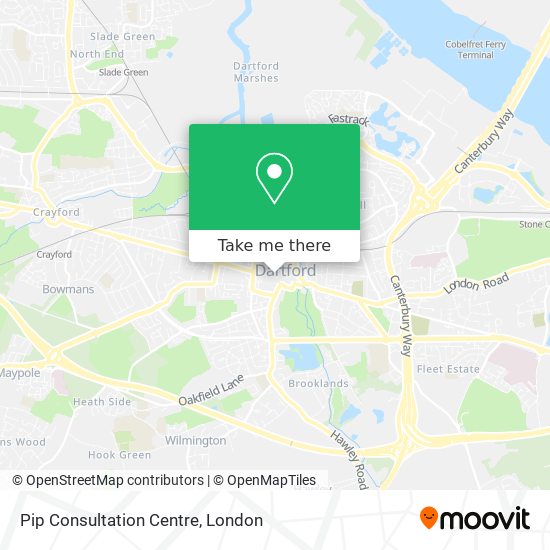 Pip Consultation Centre map