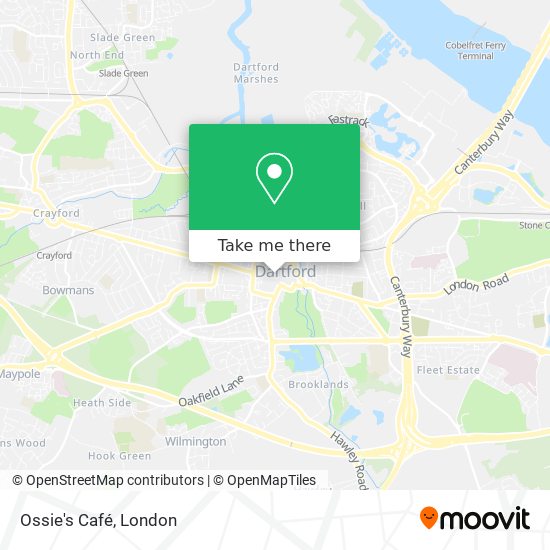 Ossie's Café map