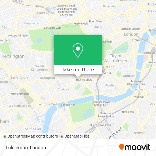 Lululemon map