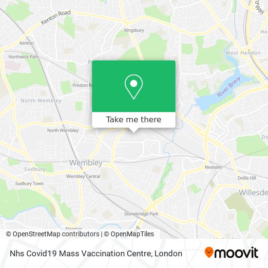 Nhs Covid19 Mass Vaccination Centre map