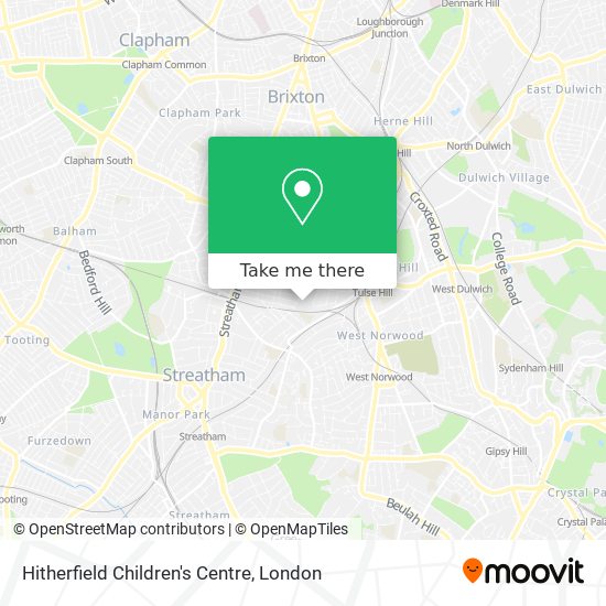Hitherfield Children's Centre map