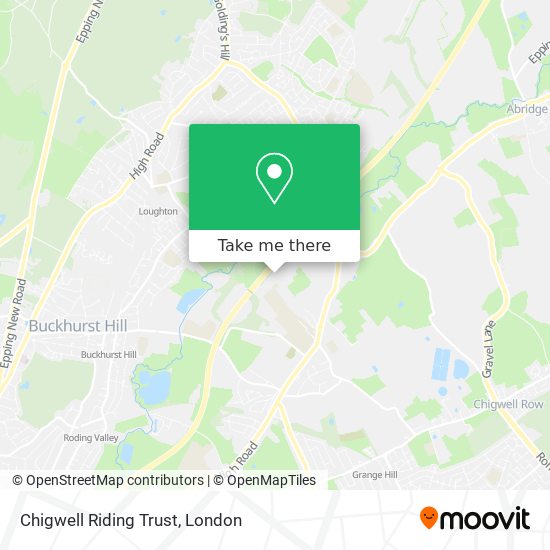 Chigwell Riding Trust map