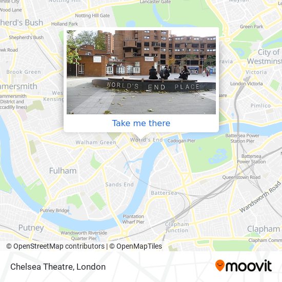 Chelsea Theatre map