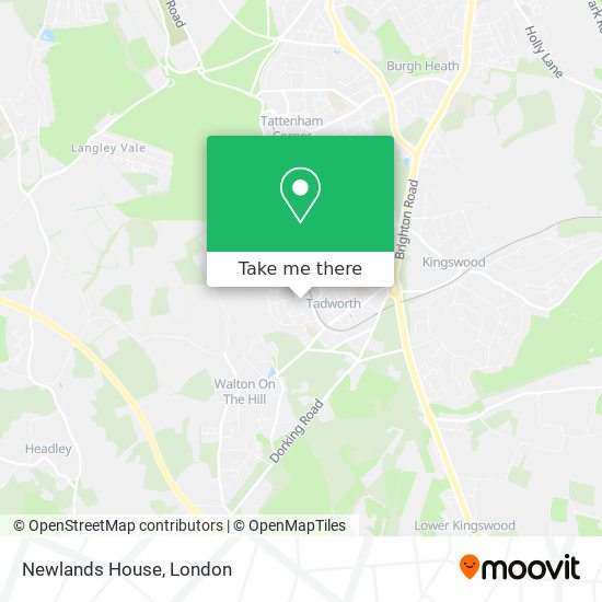 Newlands House map