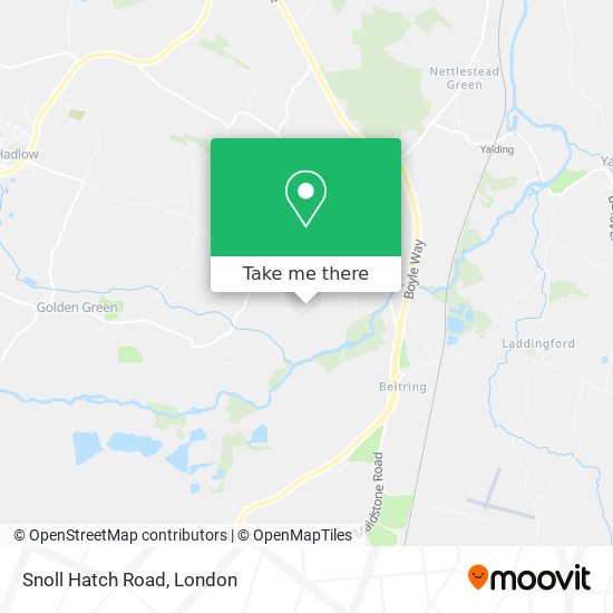 Snoll Hatch Road map