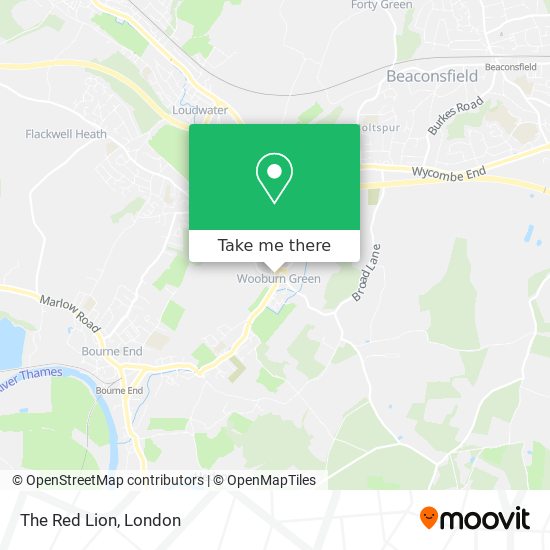 The Red Lion map