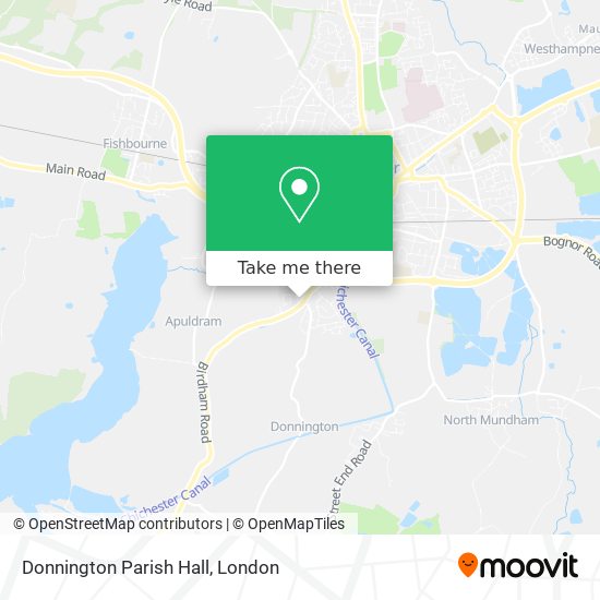 Donnington Parish Hall map