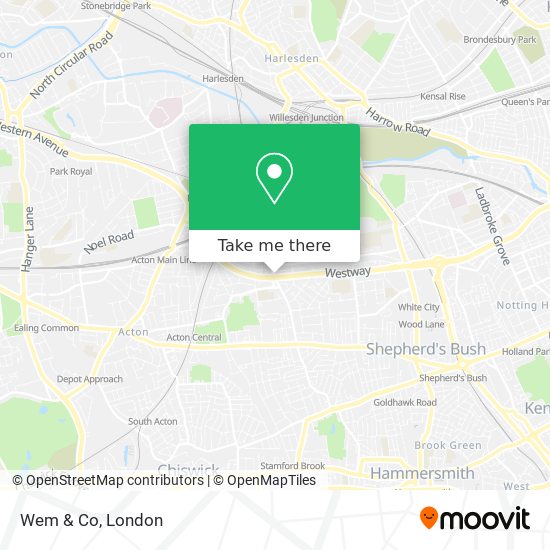 Wem & Co map