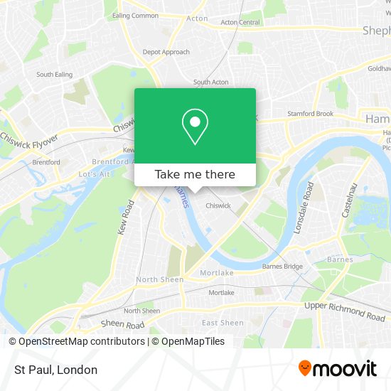 St Paul map