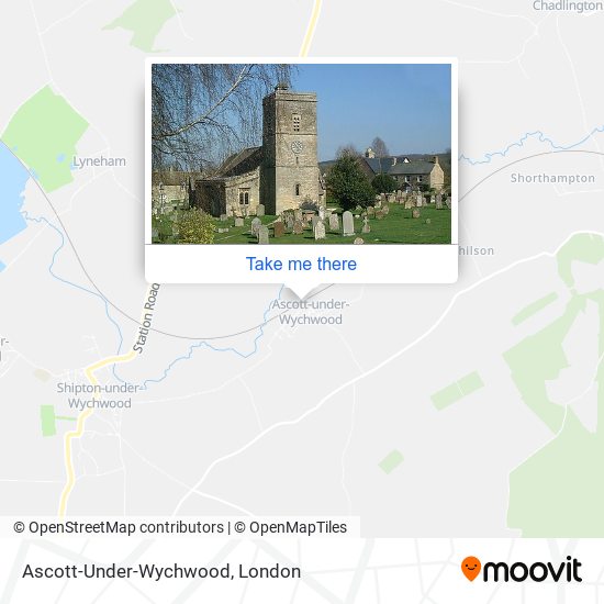 Ascott-Under-Wychwood map