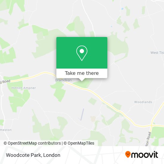 Woodcote Park map