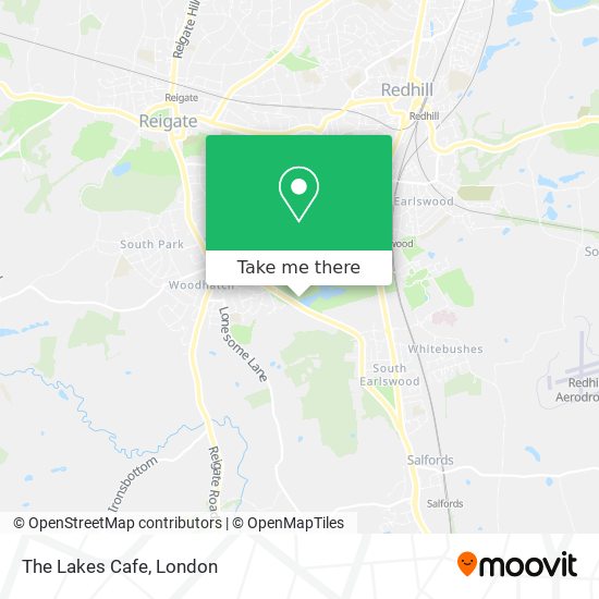 The Lakes Cafe map