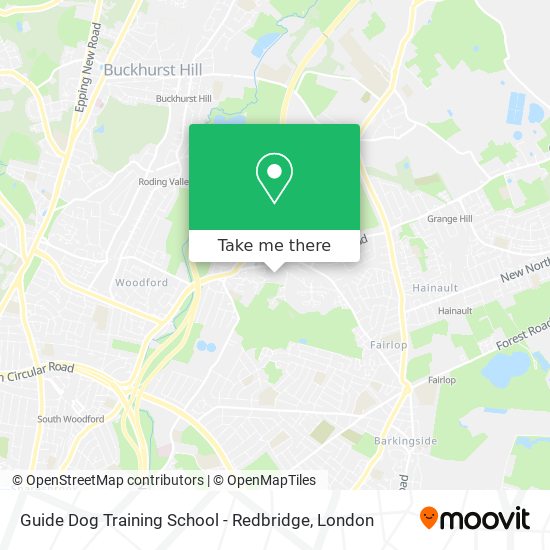 Guide Dog Training School - Redbridge map