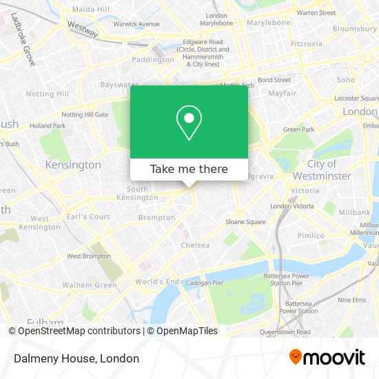 Dalmeny House map