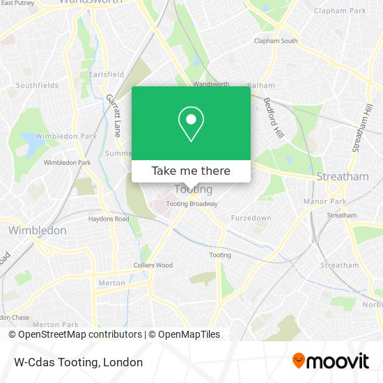 W-Cdas Tooting map
