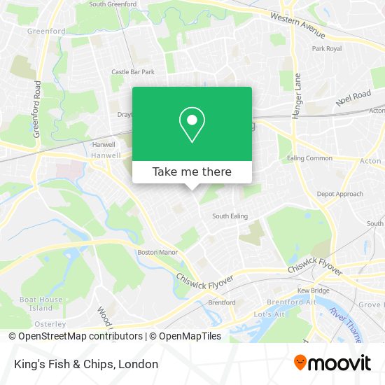 King's Fish & Chips map