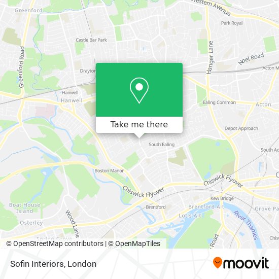 Sofin Interiors map