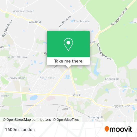 1600m map