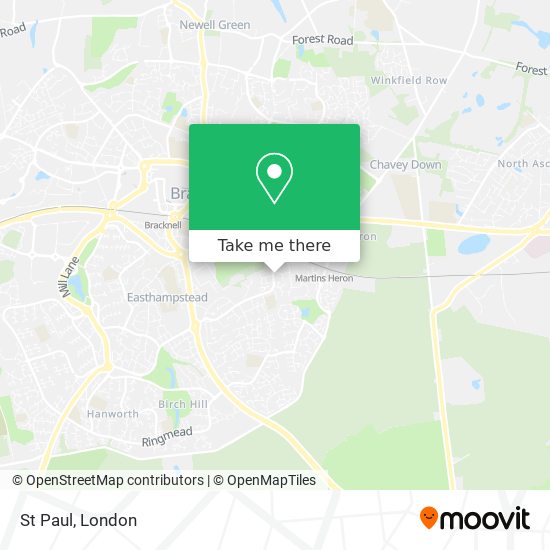 St Paul map