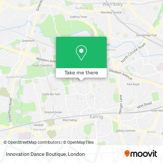 Innovation Dance Boutique map
