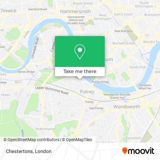 Chestertons map