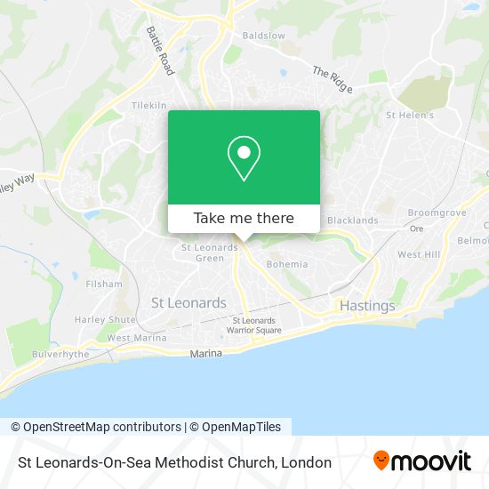 St Leonards-On-Sea Methodist Church map