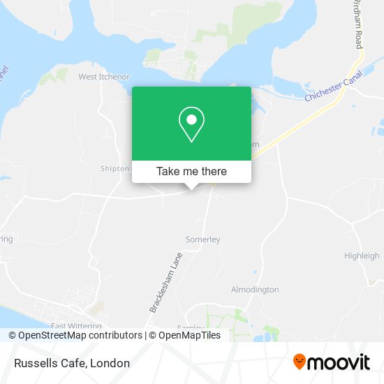 Russells Cafe map
