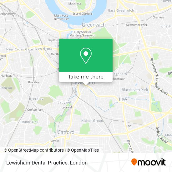 Lewisham Dental Practice map