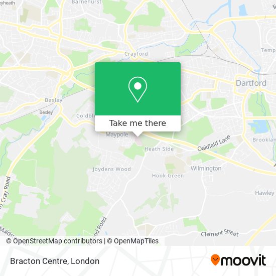 Bracton Centre map