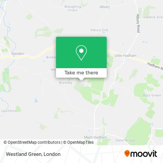 Westland Green map