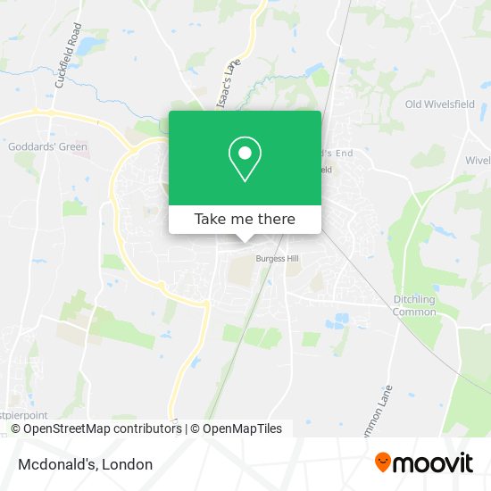 Mcdonald's map