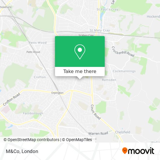 M&Co map
