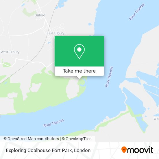 Exploring Coalhouse Fort Park map
