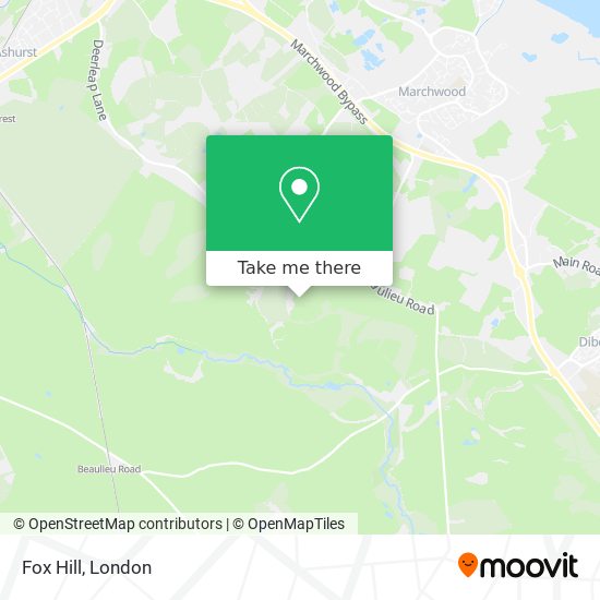 Fox Hill map