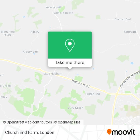Church End Farm map