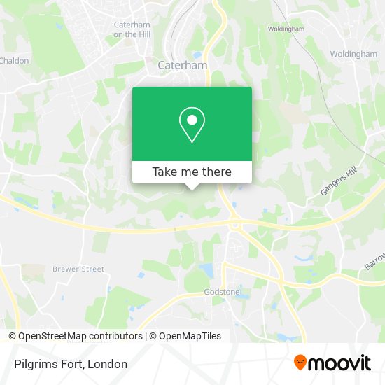 Pilgrims Fort map