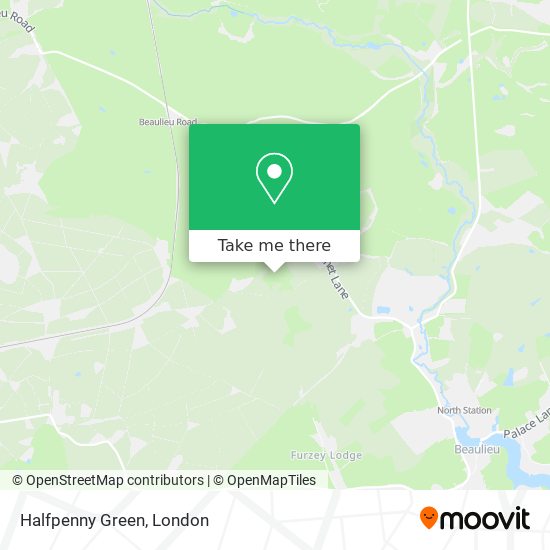 Halfpenny Green map