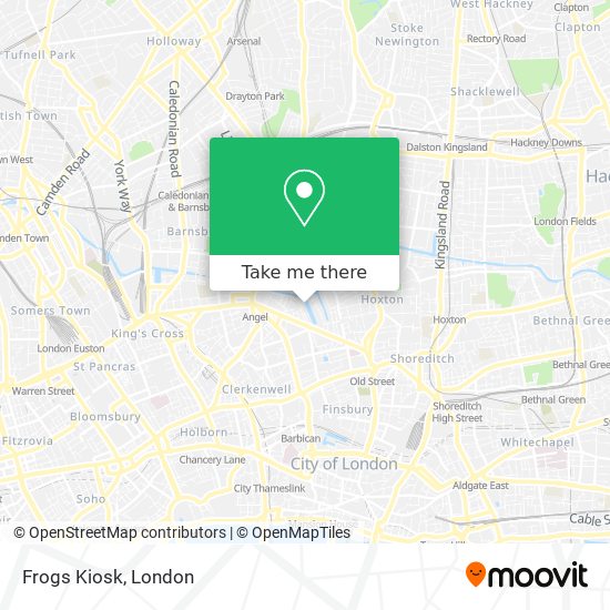 Frogs Kiosk map