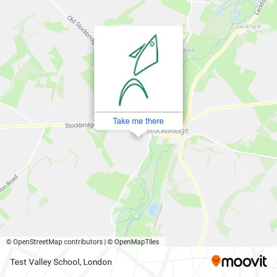 Test Valley School map