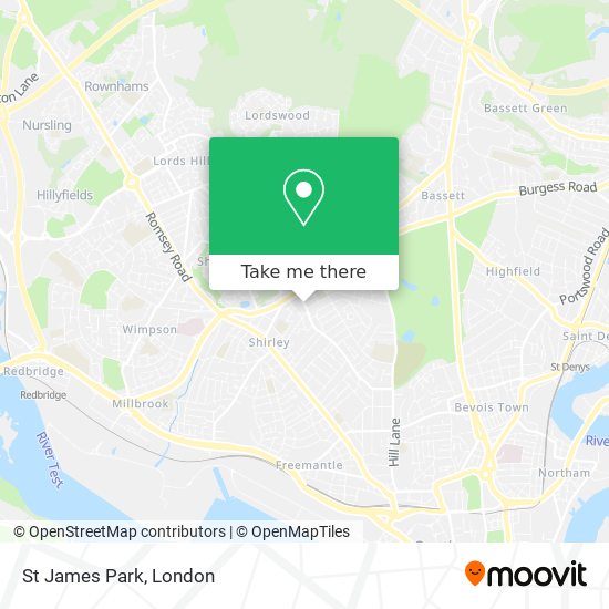 St James Park map