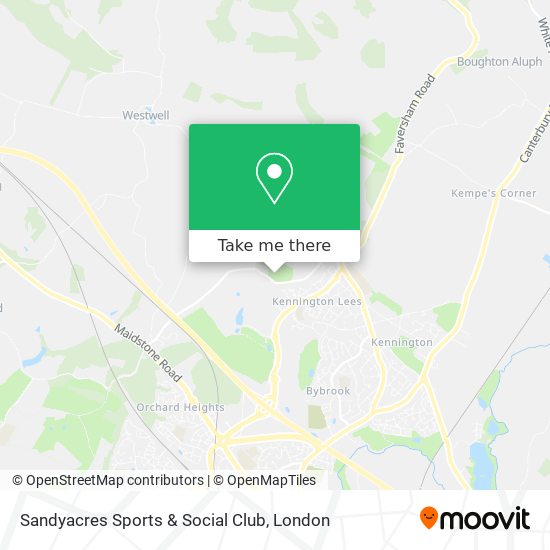 Sandyacres Sports & Social Club map