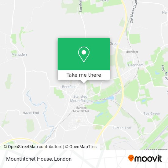 Mountfitchet House map